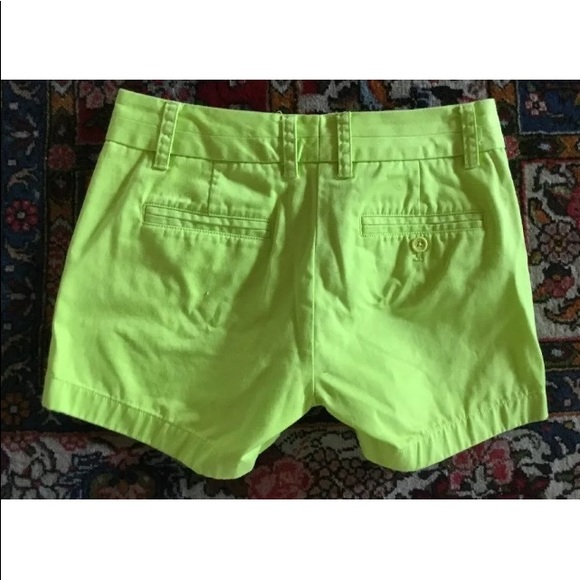 J crew bright green chino shorts Sz 00 - Picture 4 of 5